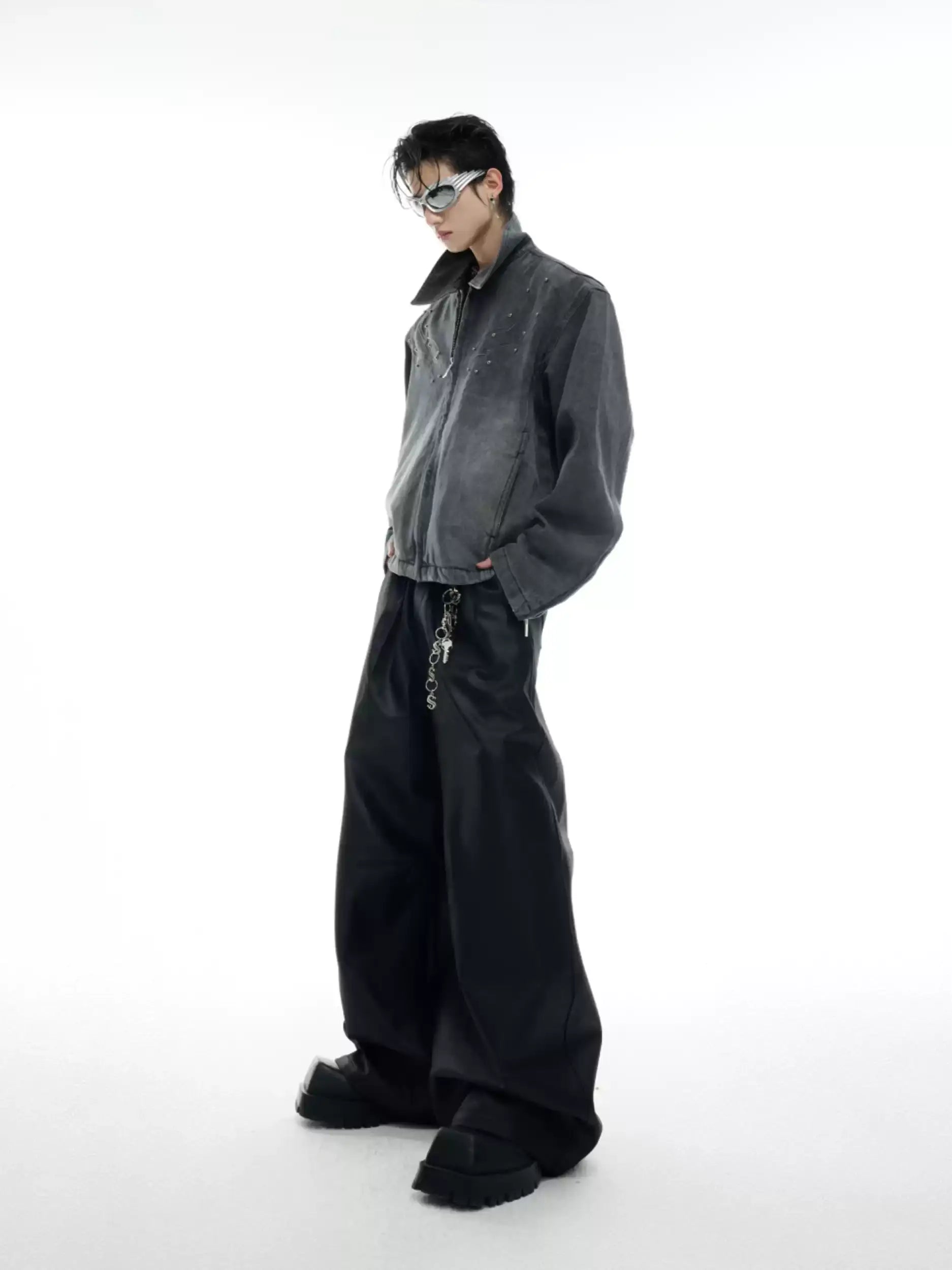 Opium Studded Denim Jacket - Fuga Studios