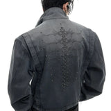 Opium Studded Denim Jacket - Fuga Studios