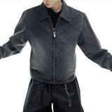 Opium Studded Denim Jacket - Fuga Studios