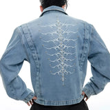 Opium Studded Denim Jacket - Fuga Studios