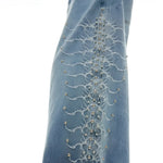 Opium Studded Wide-Leg Jeans - Fuga Studios
