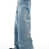 Opium Studded Wide-Leg Jeans - Fuga Studios