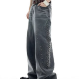 Opium Studded Wide-Leg Jeans - Fuga Studios