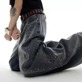 Opium Studded Wide-Leg Jeans - Fuga Studios