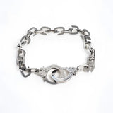 Opium Titanium Steel Handcuffs Necklace - Fuga Studios
