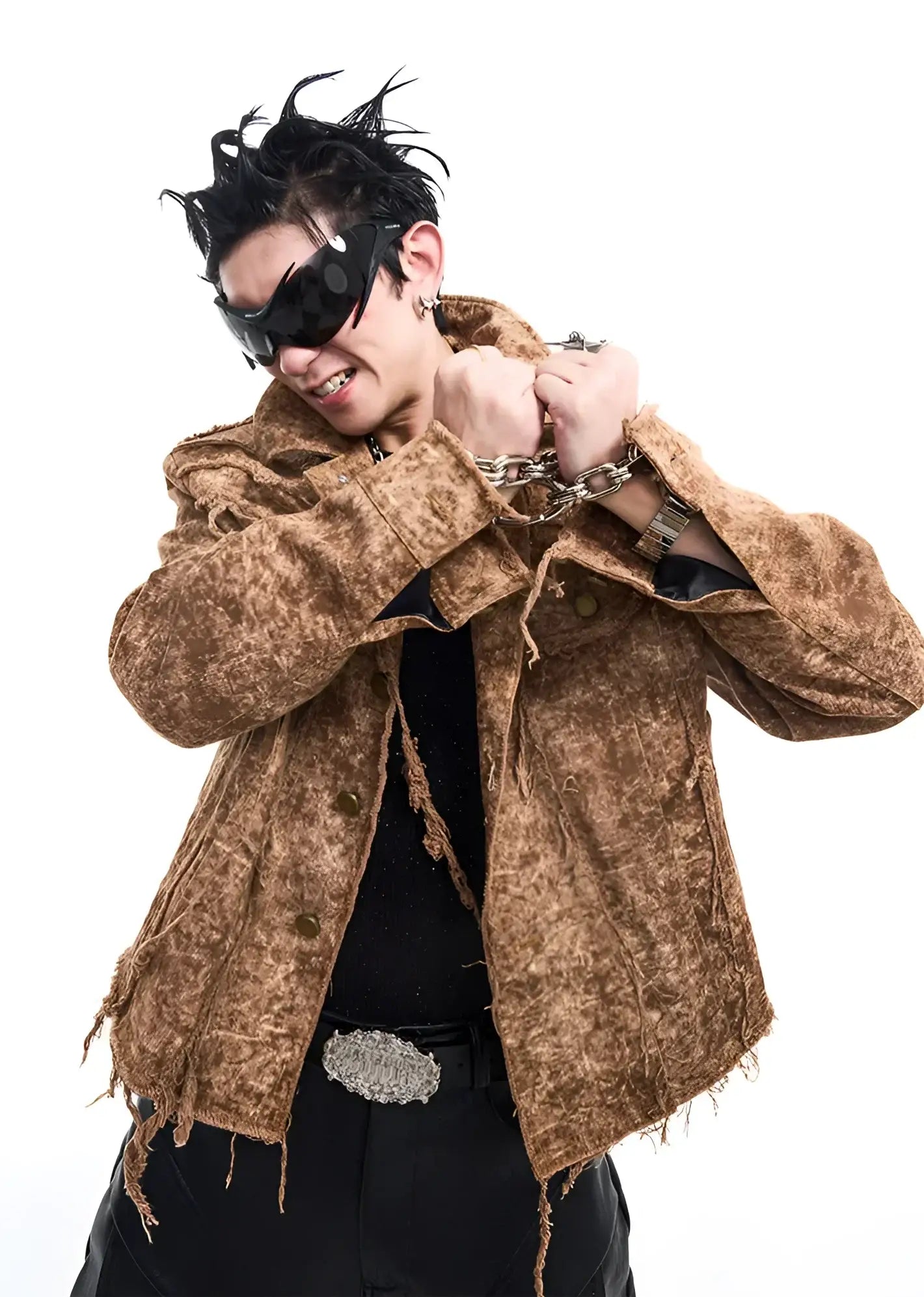 Opium Wasteland Crushed Jacket - Fuga Studios