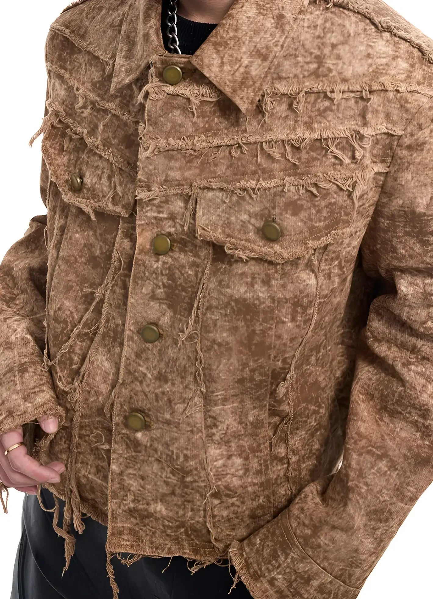 Opium Wasteland Crushed Jacket - Fuga Studios