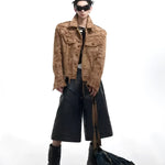 Opium Wasteland Crushed Jacket - Fuga Studios