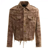 Opium Wasteland Crushed Jacket - Fuga Studios