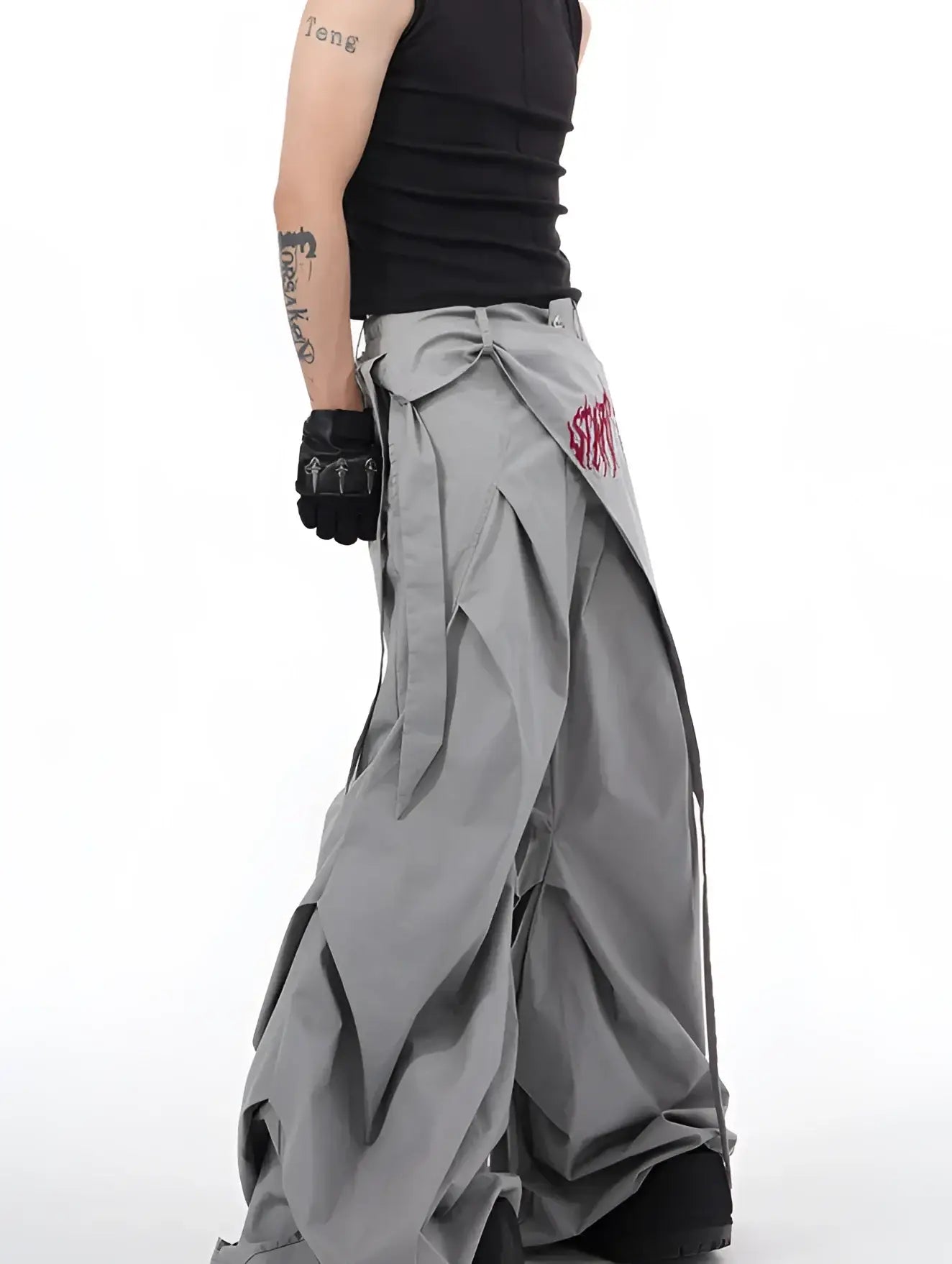 Opium Wide-Leg Cargo Hose - Fuga Studios