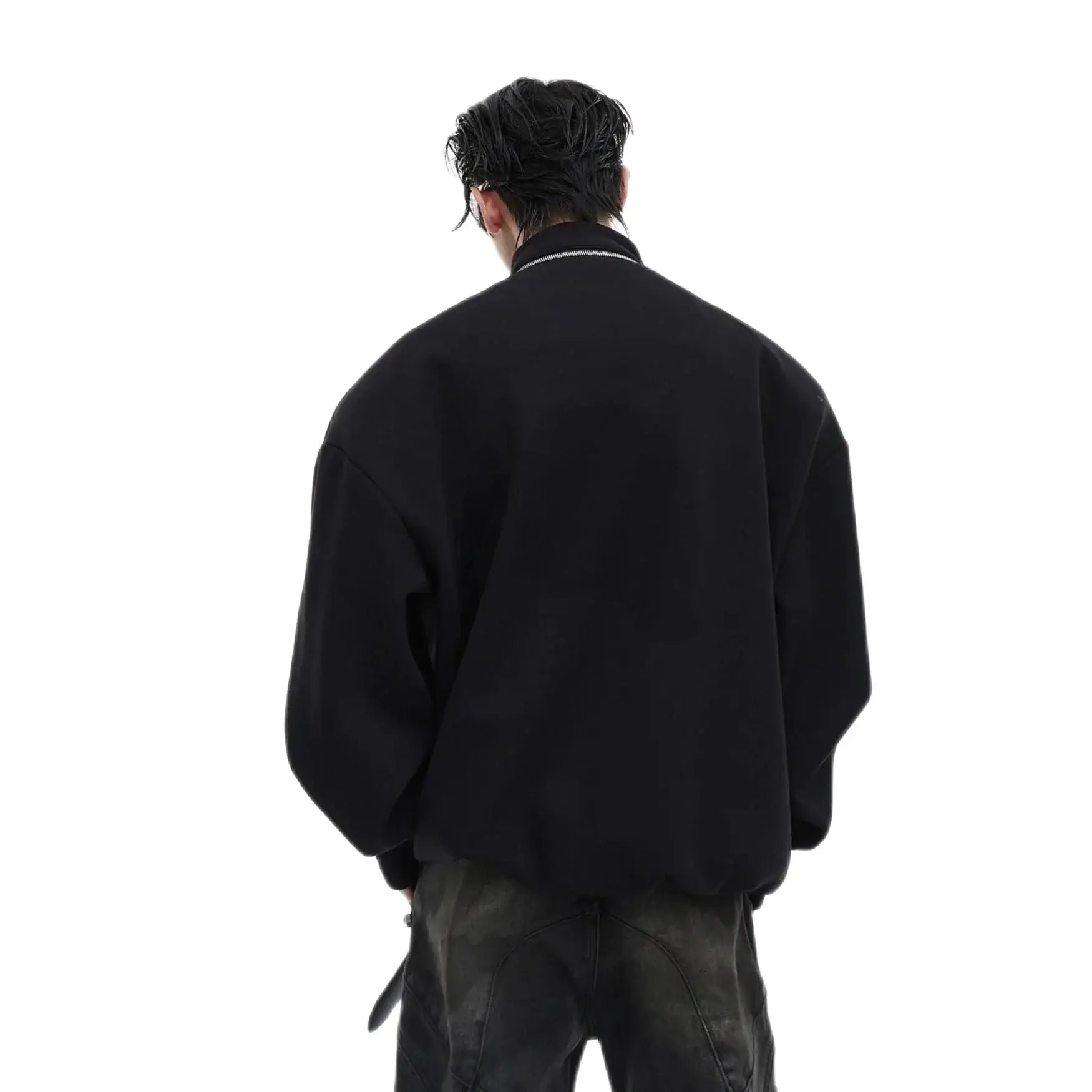 Opium Zipper Collar Sweater - Fuga Studios