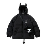 Streetwear Devil Horns Tail Jacket - Fuga Studios