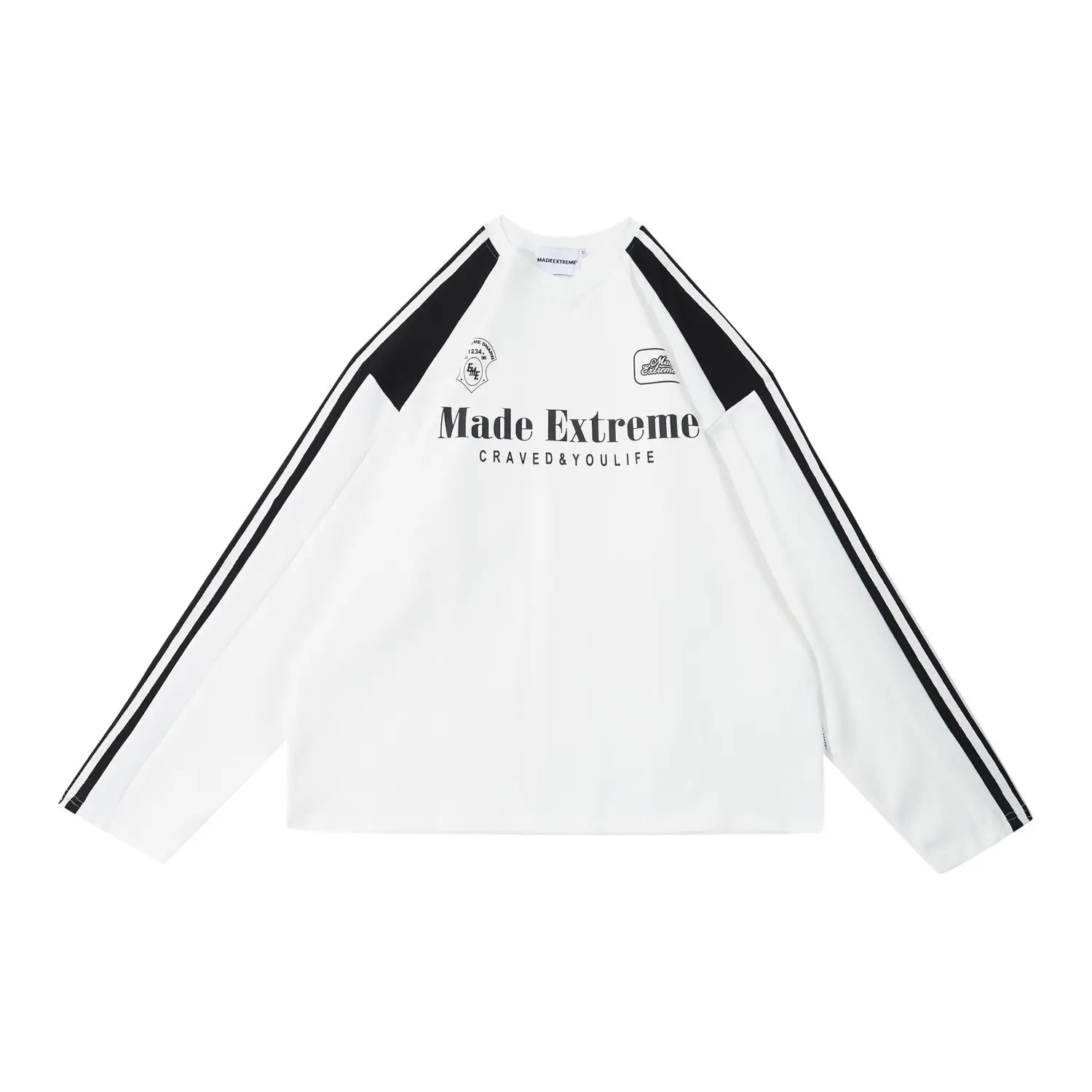 Streetwear Made Extreme 3 Stripes Sweater - Fuga Studios