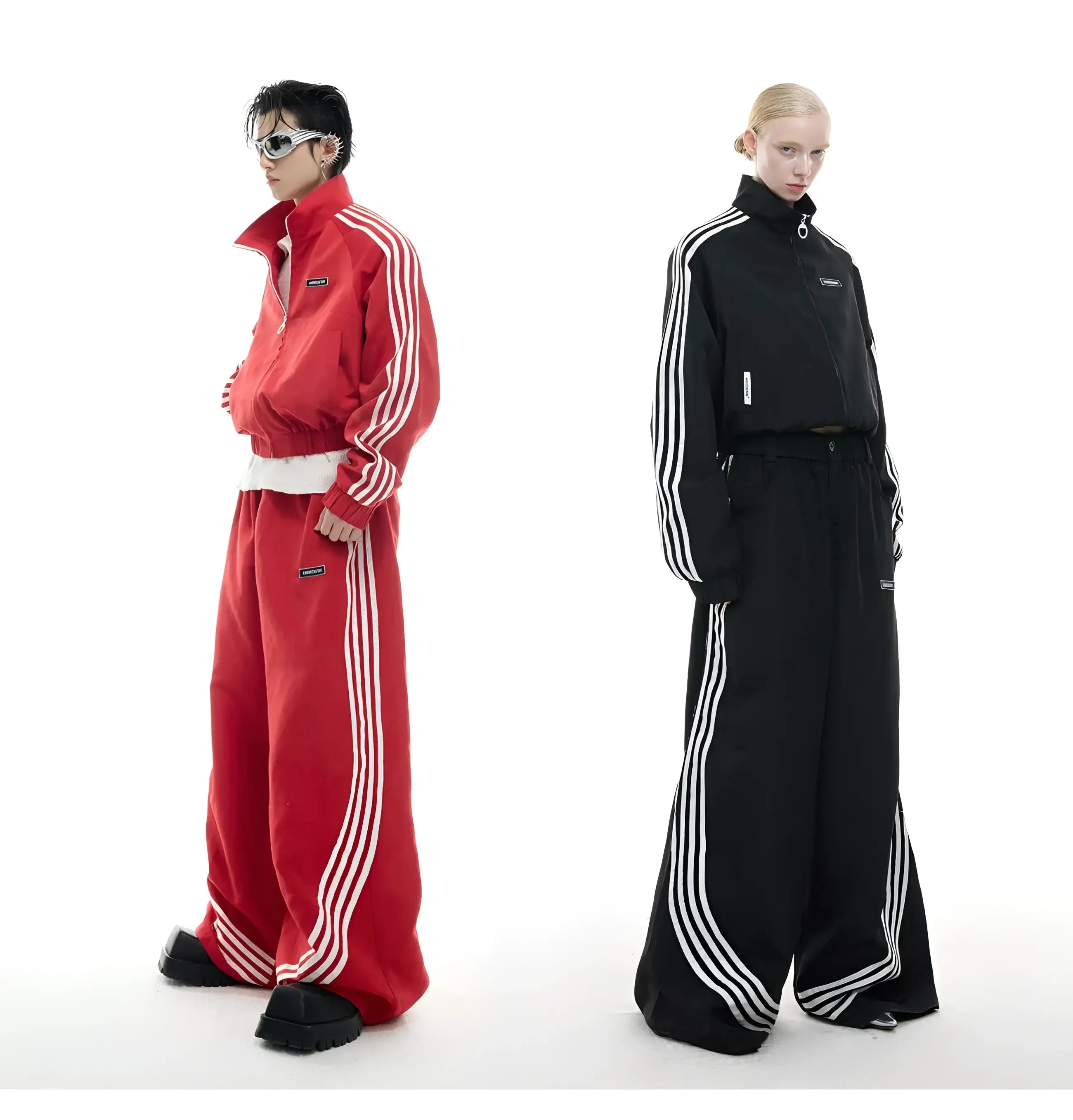 Streetwear Retro Tracksuit Set - Fuga Studios