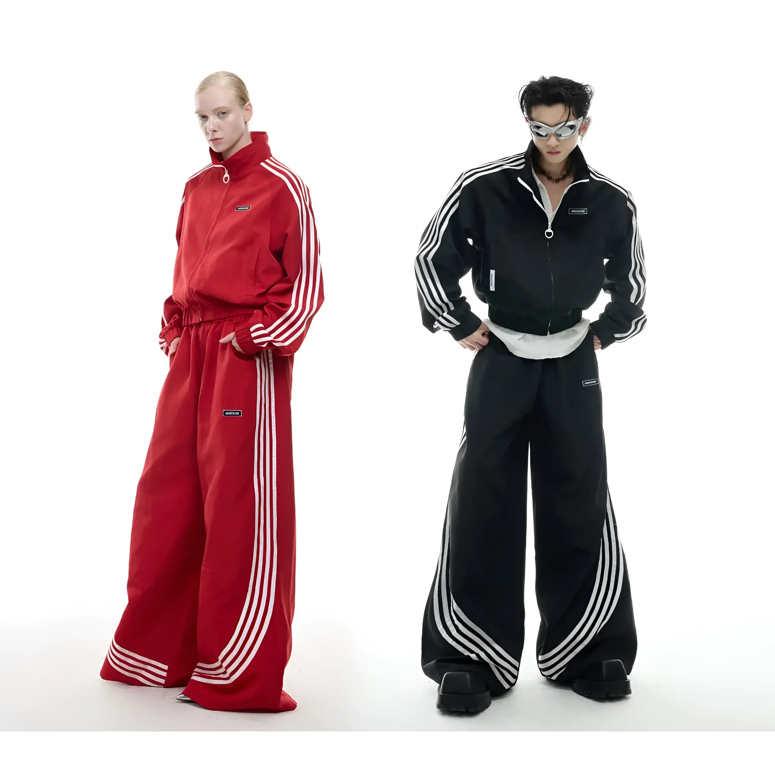 Streetwear Retro Tracksuit Set - Fuga Studios