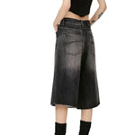 Streetwear Unisex Retro Jeans Shorts - Fuga Studios
