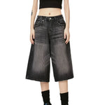 Streetwear Unisex Retro Jeans Shorts - Fuga Studios
