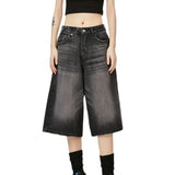 Streetwear Unisex Retro Jeans Shorts - Fuga Studios