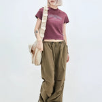 Streetwear Washed Crop Top - Fuga Studios