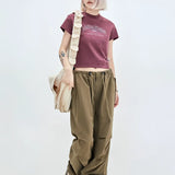 Streetwear Washed Crop Top - Fuga Studios
