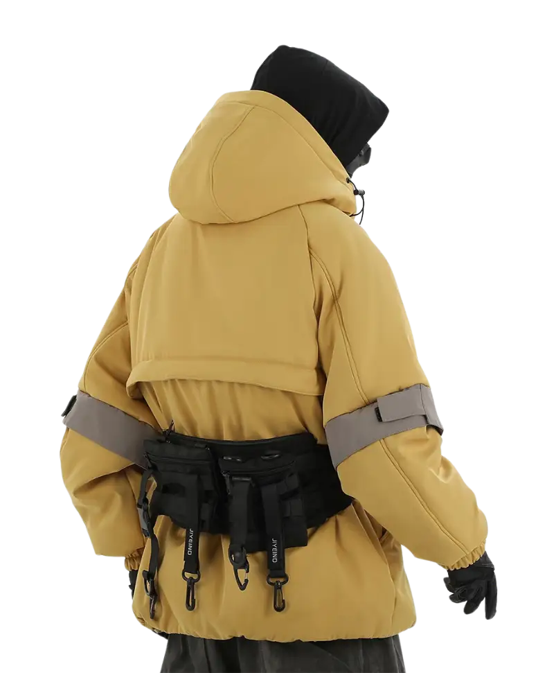Techwear Blackout Winter Parka - Fuga Studios
