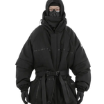 Techwear Blackout Winter Parka - Fuga Studios