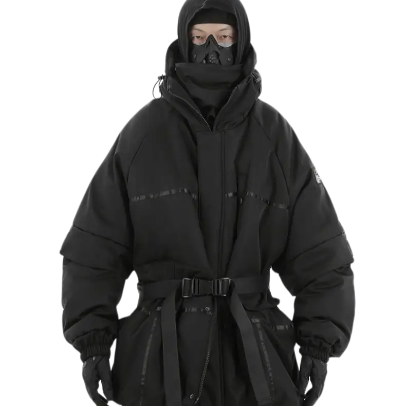 Techwear Blackout Winter Parka - Fuga Studios