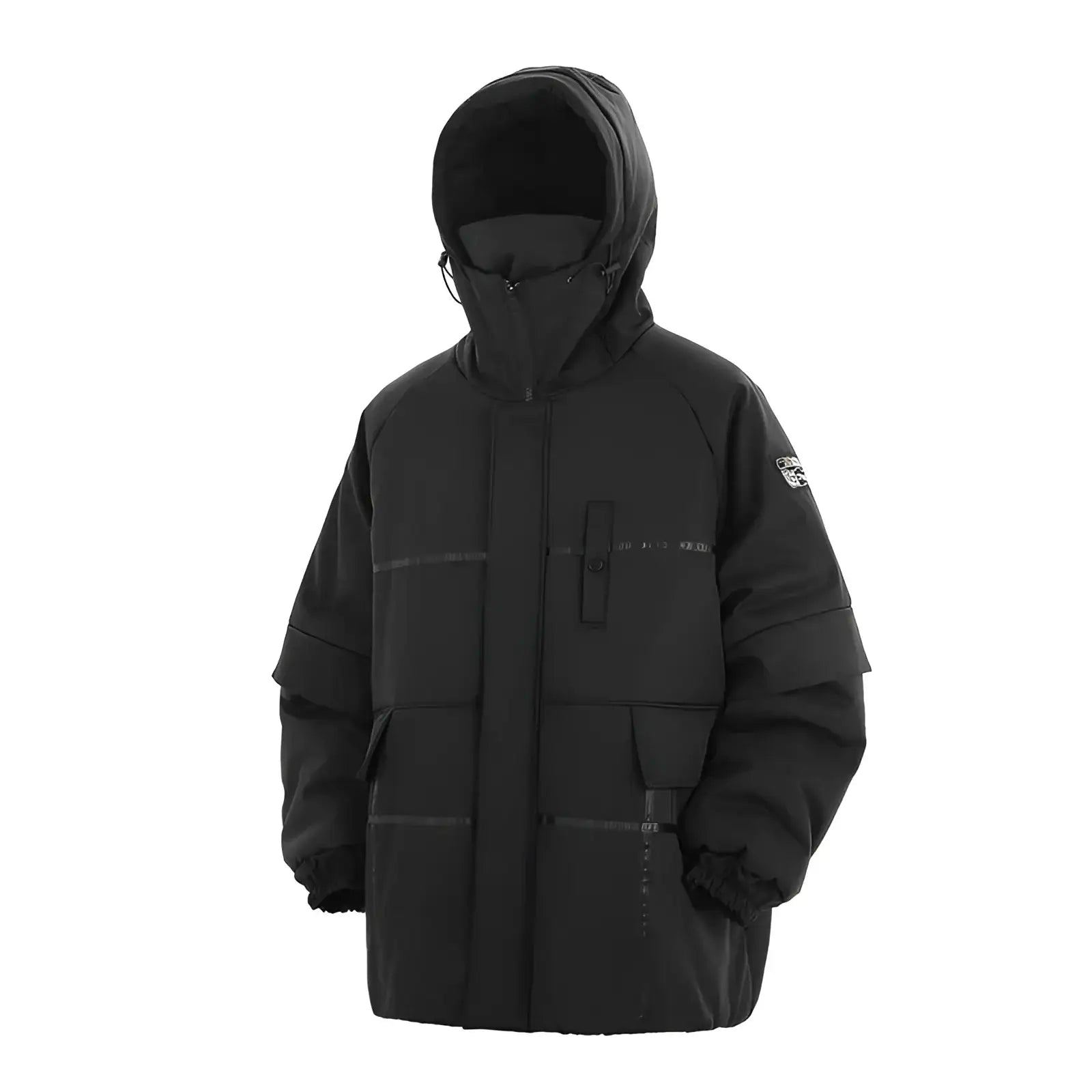 Techwear Blackout Winter Parka - Fuga Studios