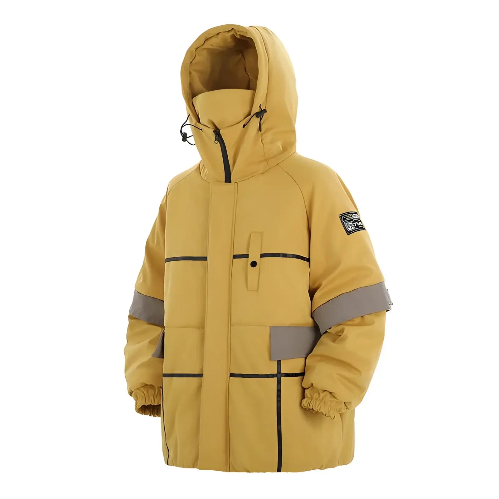 Techwear Blackout Winter Parka - Fuga Studios