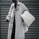 Techwear Cypher Detachable Two-Piece Trench Coat - Fuga