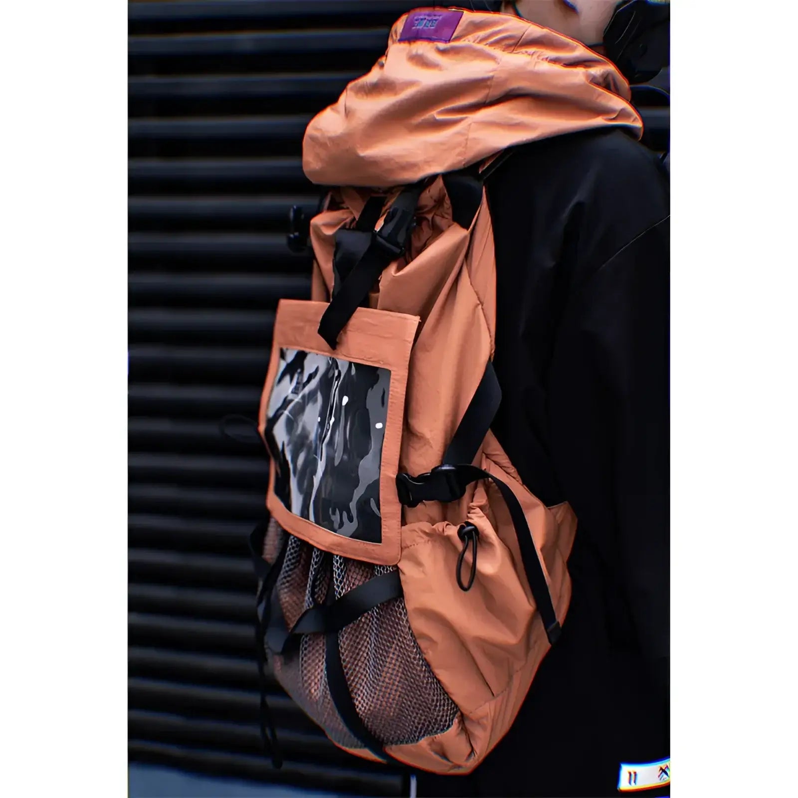 Techwear GZ126065 Waterproof Coat Backpack - Fuga Studios