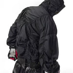Techwear Ruched Tactical Windbreaker - Fuga Studios