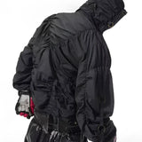 Techwear Ruched Tactical Windbreaker - Fuga Studios