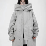 Techwear Tempest Turtleneck Coat - Fuga Studios