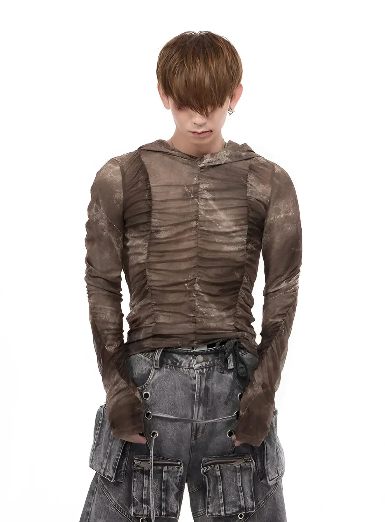 Warcore Distressed Tactical Hoodie - Fuga Studios