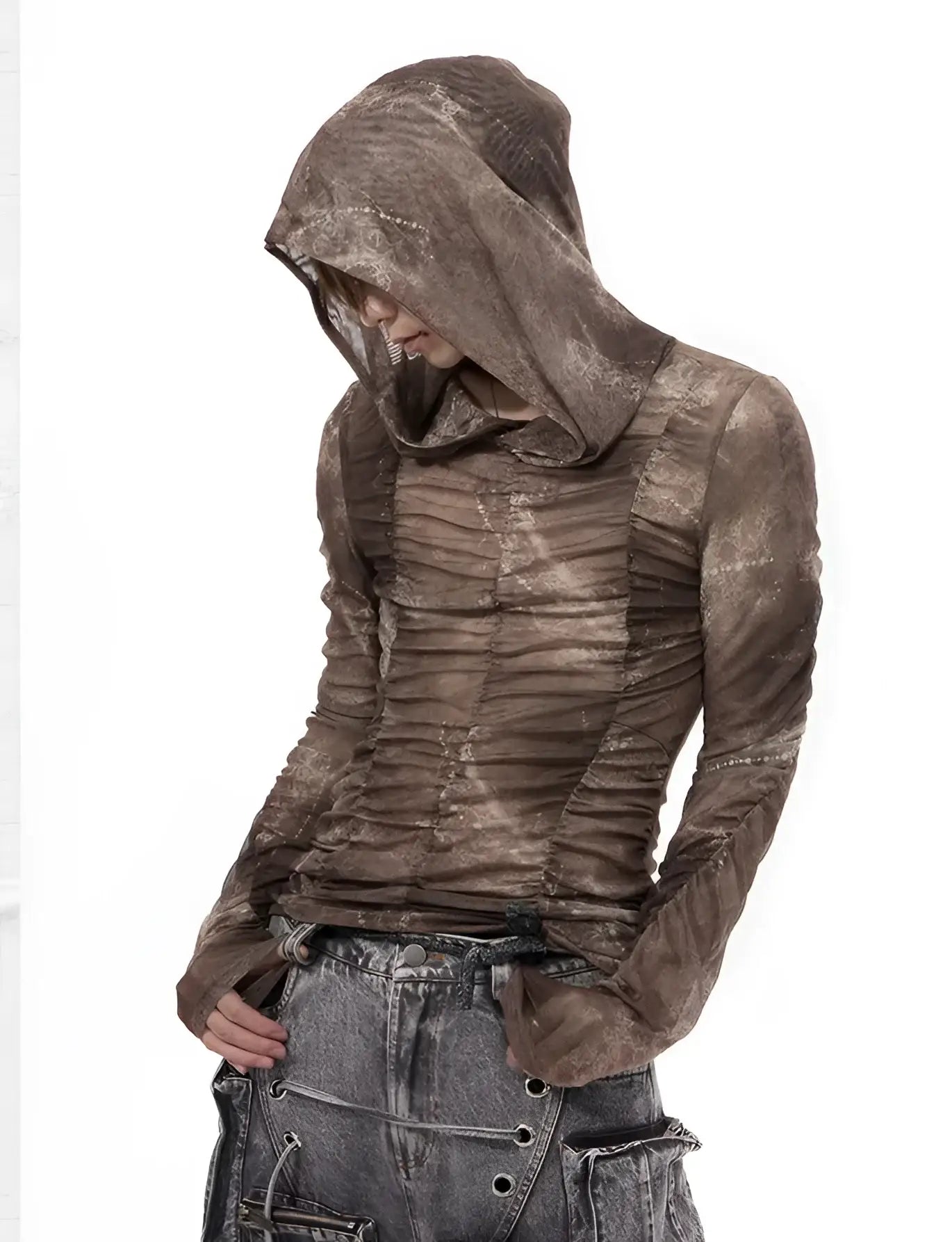 Warcore Distressed Tactical Hoodie - Fuga Studios