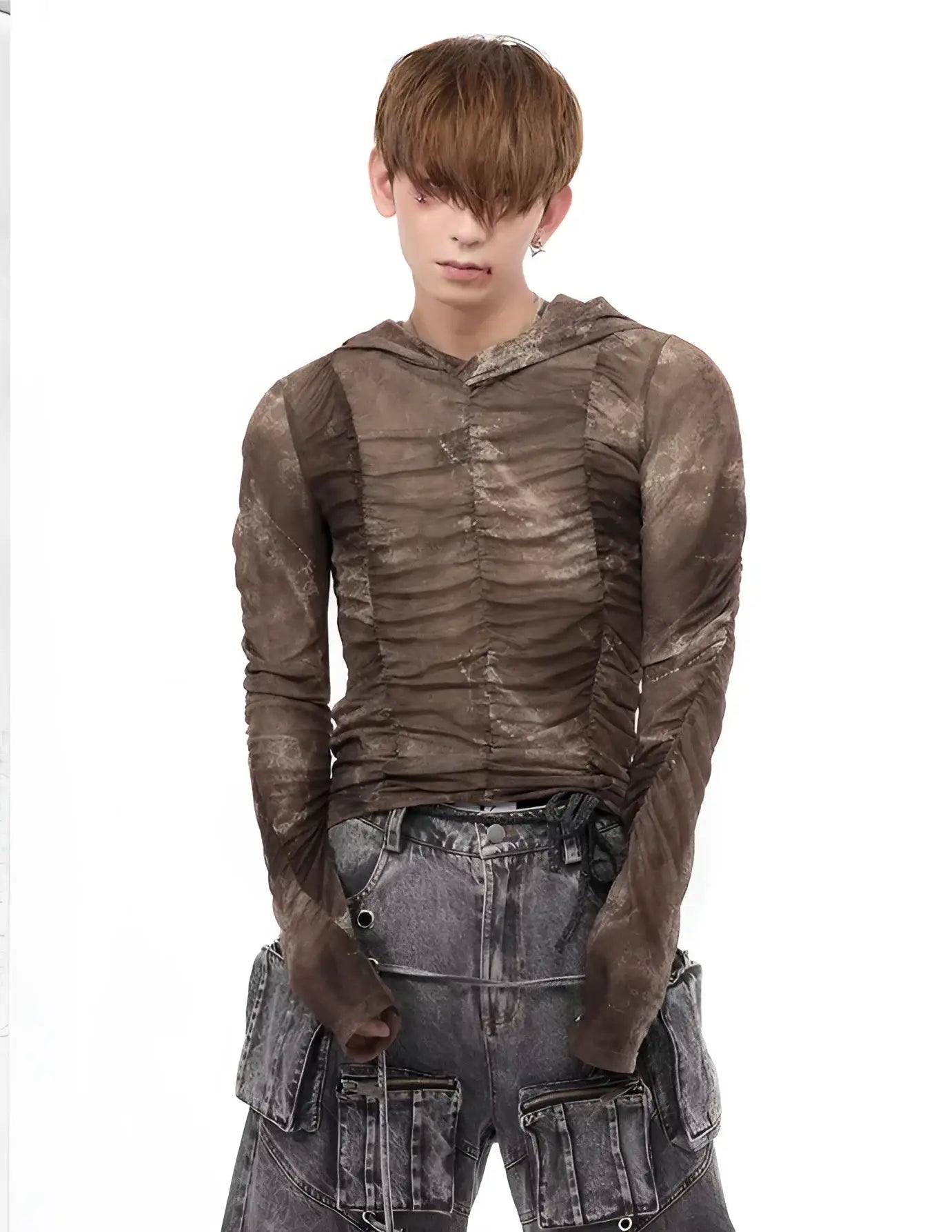 Warcore Distressed Tactical Hoodie - Fuga Studios