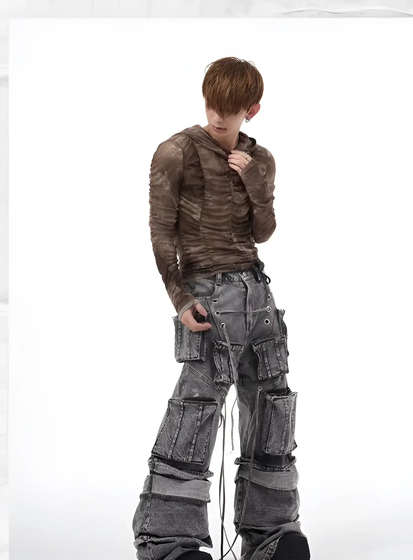 Warcore Distressed Tactical Hoodie - Fuga Studios