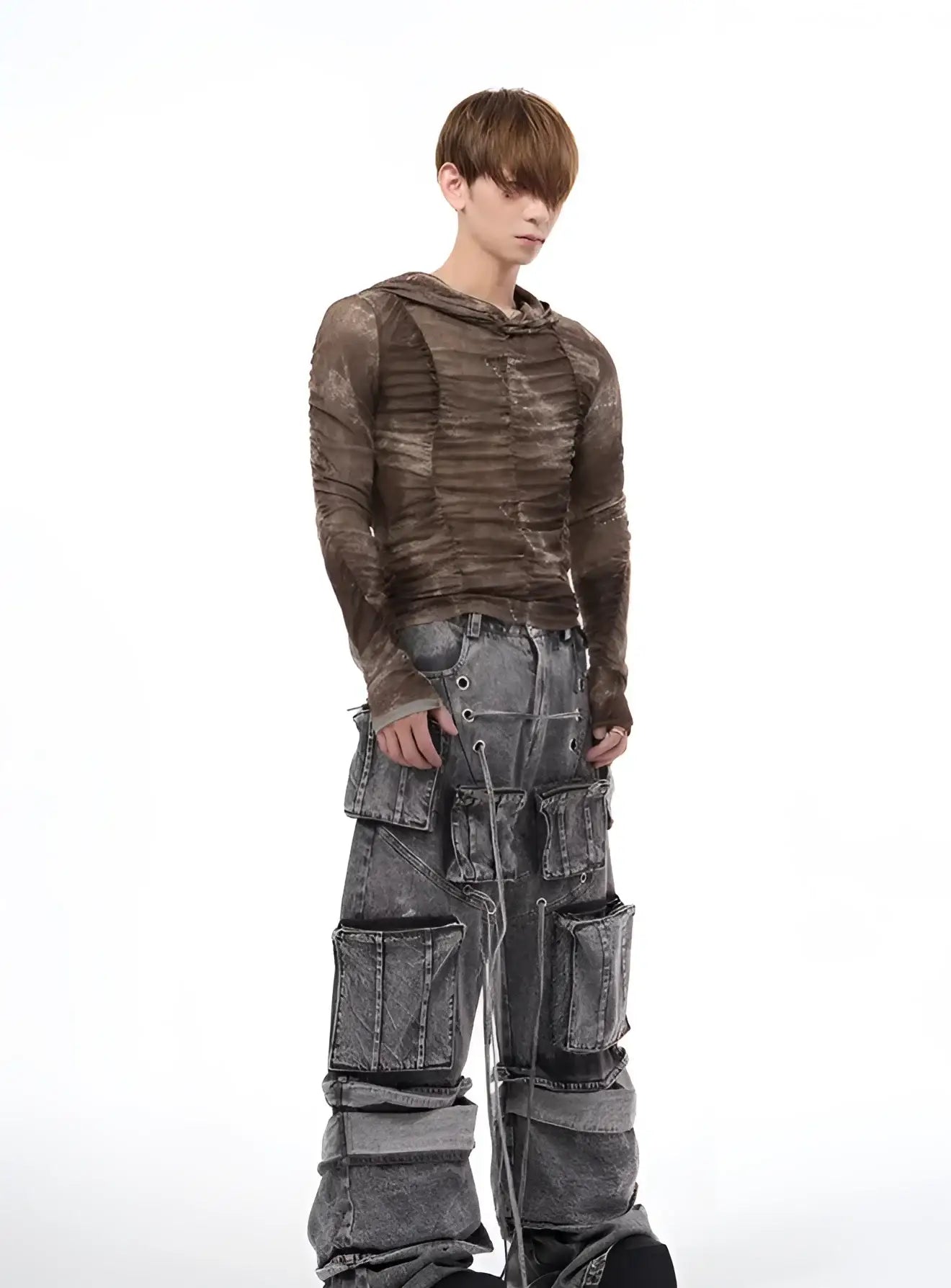 Warcore Distressed Tactical Hoodie - Fuga Studios