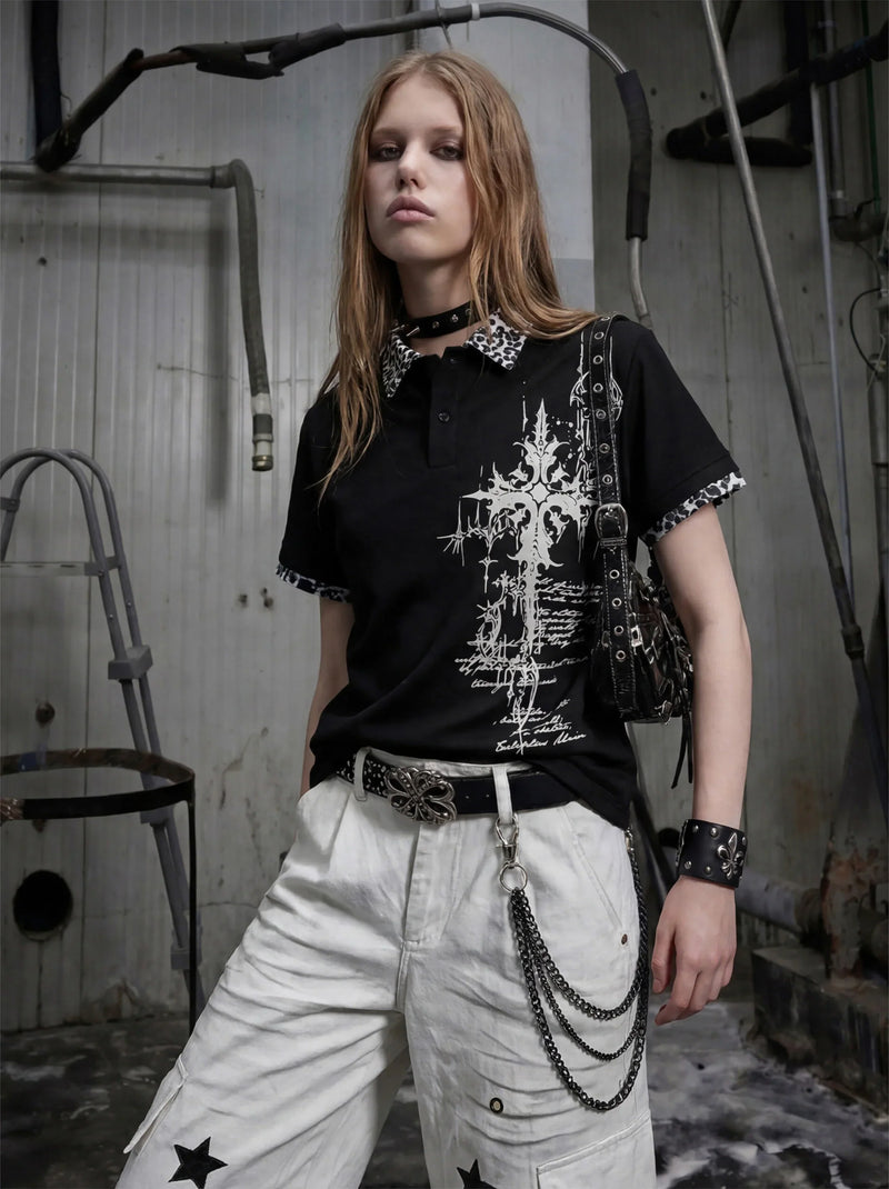 E-Boy Fashion Look mit Kette, Choker und weiter Cargo-Hose | Fūga Studios