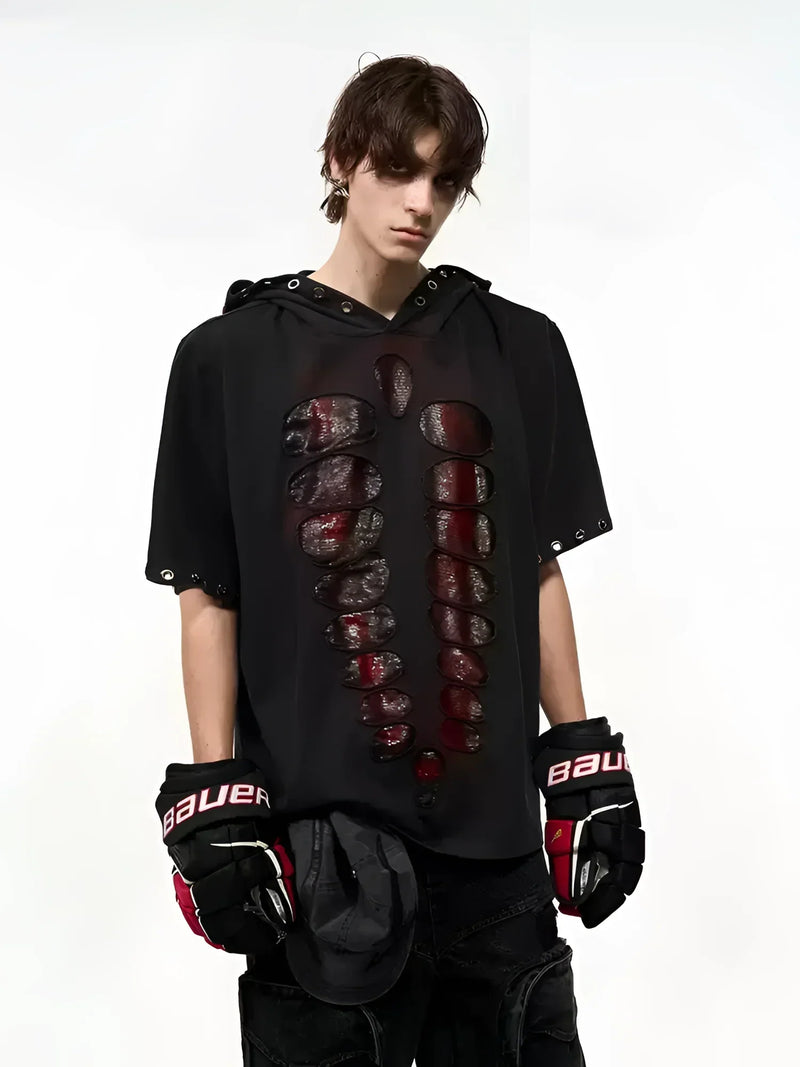 Goth Fashion Brands: Opium Anatomical Hoodie Shirt von Fūga Studios