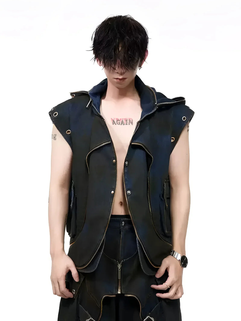 Seasonal Rave Outfits – Opium Cargo Weste | Fūga Studios