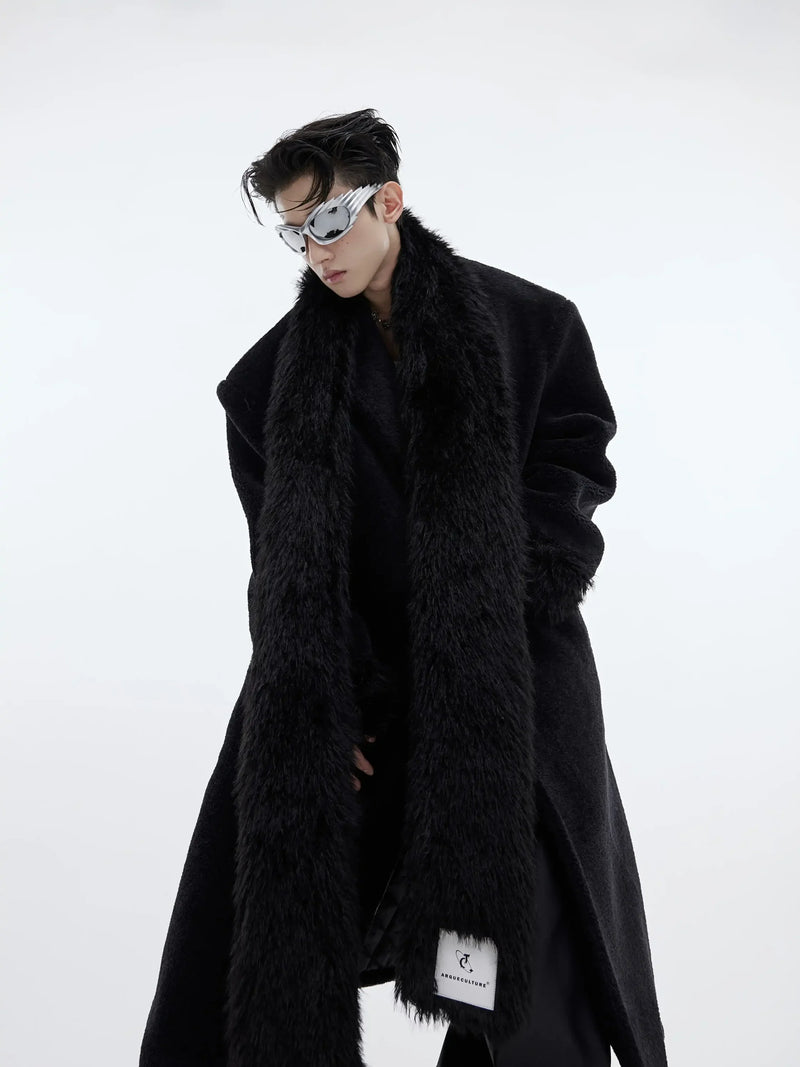 Soft Goth Fashion – Opium Scarf Coat | Fūga Studios
