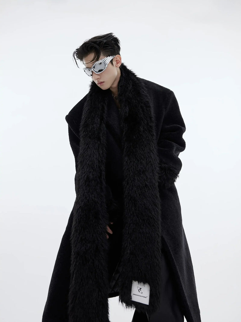 Soft Goth Fashion – Opium Scarf Coat | Fūga Studios