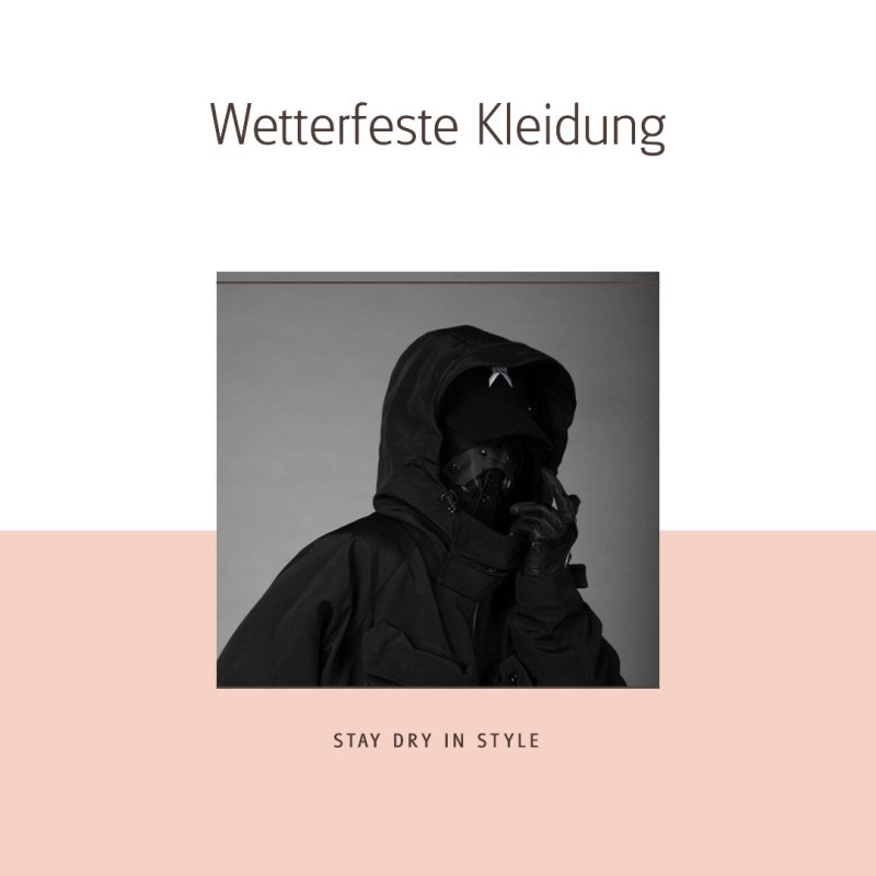 Wetterfeste Kleidung: Die ultimative Techwear-Kollektion für jedes Abenteuer - Ultra Techwear