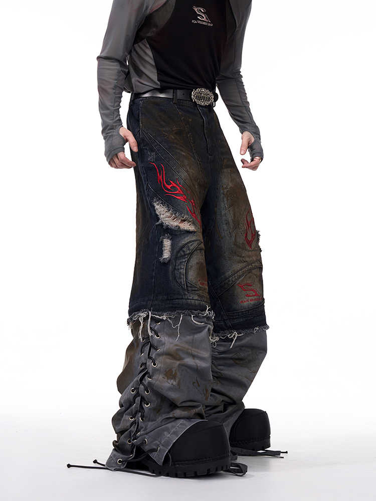 Opium Convertible Flame Jeans