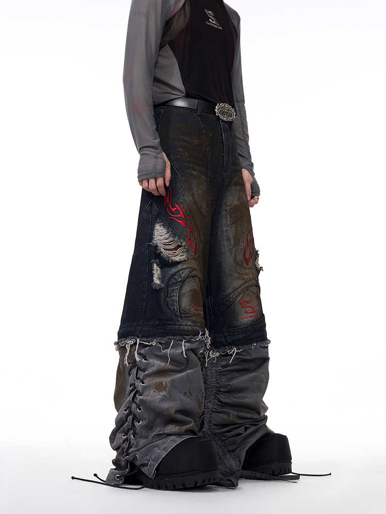 Opium Convertible Flame Jeans
