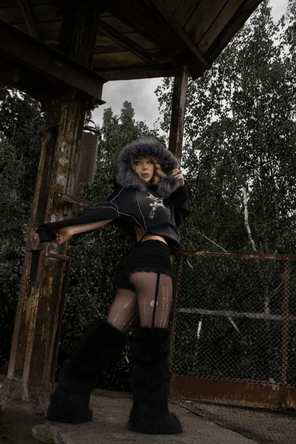 Estandarte Vertical de Moda Japonesa