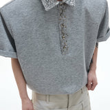 Opium Polo Kerah Kristal
