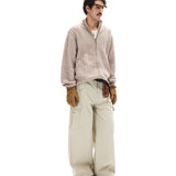 Businesscore Cable-Knit Zip Cardigan